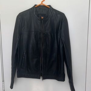 Barney’s original leather racer jacket